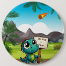 Recherche de dinosaure drôle badges Mignon