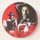 Recherche de cowboy dessous de verres Rétro