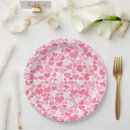 Recherche de coeurs assiettes en papier Motif