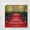 Recherche de tapis rouge anniversaire invitations Étincelles