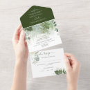 Recherche de fougère invitations Aquarelle