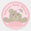 Recherche de nounours autocollants Rose