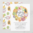 Recherche de fruit tropical invitations Aquarelle