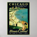 Recherche de historique de chicago posters Rétro