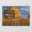 Recherche de rural mariage invitations Champ