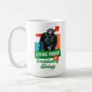 Recherche de chimpanzé drôle tasses Chillon