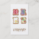 Recherche de petit déjeuner cartes visite Aquarelle