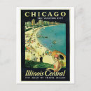 Recherche de plage de chicago cartes postales Vintage