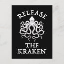 Recherche de kraken cartes postales Calmar géant