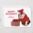 Recherche de anglais bouledogue noël cartes Mignon