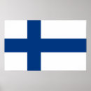 Recherche de la finlande posters Drapeau