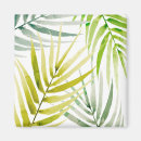 Recherche de palmiers tropicaux magnets Vert