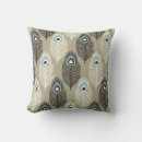 Recherche de plumes paon coussins Abstrait