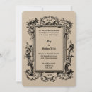 Recherche de cadre baroque invitations Vintage