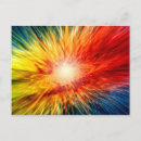 Recherche de explosion de couleur cartes postales Arc en ciel
