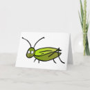 Recherche de cricket vœux cartes Vert