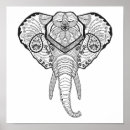 Recherche de éléphant mandala posters Zendoodle