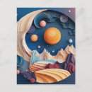 Recherche de arrière plan coloré cartes postales Espace