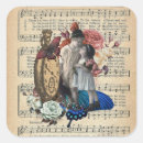 Recherche de feuille musique autocollants Vintage