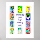 Zoek naar grappige gezichten posters Kinderen