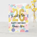 Zoek naar 26 jaar kaarten For her