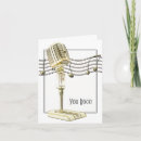 Recherche de microphone vœux cartes Vintage