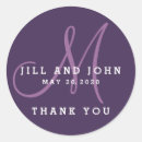 Recherche de violet mariage autocollants Personnalisation