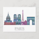 Recherche de paris skyline cartes postales Fabuleux