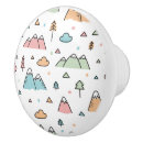 Recherche de montagne boutons et poignées de porte Géométrique