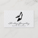 Recherche de les chaussures des femmes cartes visite Styliste