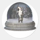 Recherche de snowglobe autocollants Globe de neige