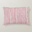 Recherche de blanc vert rouge coussins Rayures