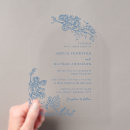 Recherche de dentelle mariage papeterie Bleu poussiéreux