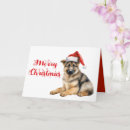 Recherche de berger allemand noël cartes Dog