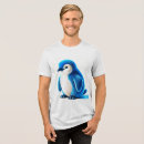 Recherche de pingouins femme tshirts Bleu