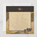 Recherche de chasse au trésor invitations Pirate