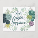 Recherche de bonheur cartes postales Plante