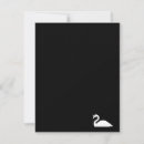 Recherche de cygne blanc invitations Noir