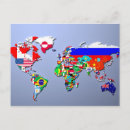Recherche de drapeau du monde cartes postales Europe
