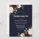 Recherche de fleurs rouges invitations Quinceanera