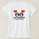 Recherche de pingouin mariage tshirts Mignon