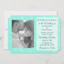 Recherche de palmier mariage invitations Turquoise