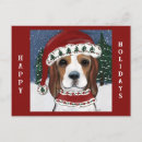 Recherche de noël de beagle cartes postales Beagles