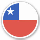 Recherche de drapeau chili autocollants Voyage