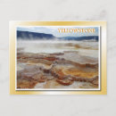 Recherche de parc national de hot springs cartes postales Wyoming