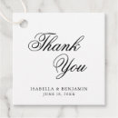 Recherche de mariage étiquettes cadeau Typographie