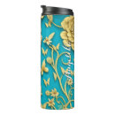 Recherche de mer turquoise tasses Monogramme