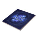 Zoek naar kobalt blauw tegels Fractal