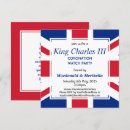 Recherche de royaume uni royal invitations Bleu rouge