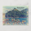 Recherche de portofino italie cartes postales Vintage